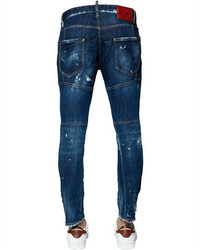 DSQUARED2 17cm Tidy Biker Cotton Denim Jeans