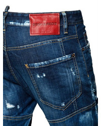 DSQUARED2 17cm Tidy Biker Cotton Denim Jeans