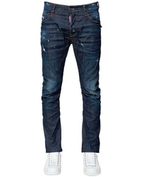 DSQUARED2 17cm Tidy Biker Flap Pocket Denim Jeans