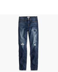 J.Crew 9 High Rise Toothpick Jean In Lassiter Wash