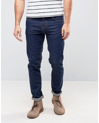 ASOS DESIGN Asos Stretch Slim Jeans In 125 Oz Dark Blue