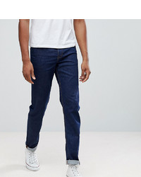 ASOS DESIGN Asos Tall Stretch Slim Jeans In 125 Oz Dark Blue