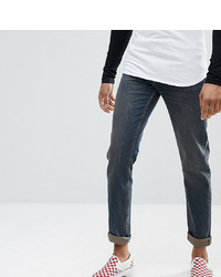 ASOS DESIGN Asos Tall Stretch Slim Jeans In Dark Wash Blue