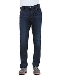 7 For All Mankind Austyn Midnight Moon Five Pocket Jeans Navy