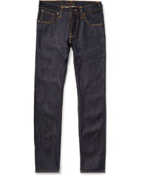 Nudie Jeans Average Joe Straight Fit Organic Dry Denim Jeans