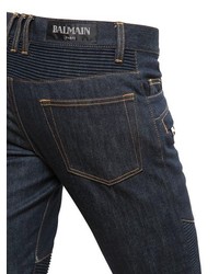 Balmain 16cm Skinny Cotton Denim Jeans