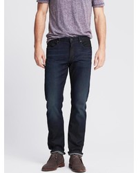 Banana Republic Washed Indigo Slim Traveler Jean