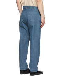 Jan Jan Van Essche Blue Asymmetric Jeans