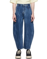 Ader Error Blue Bump Jeans