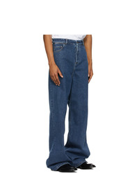 Y/Project Blue Classic Peep Show Jeans