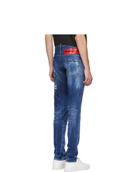 DSQUARED2 Blue Dark Vicious Slim Jeans