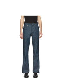 Lemaire Blue Denim Bootcut Jeans