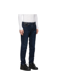 Off-White Blue Skinny Regular Jeans