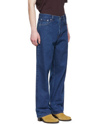Dries Van Noten Blue Straight Jeans