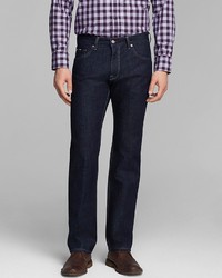Boss Jeans Maine Straight Fit In Navy