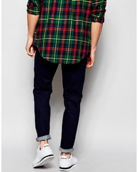 Asos Brand Skinny Jeans With Indigo Coating