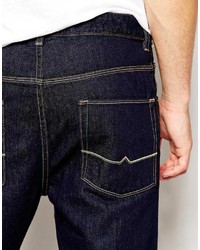 Asos Brand Slim Tapered Jeans In Indigo