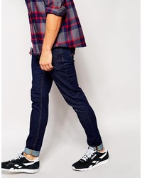 Asos Brand Super Skinny Jeans In Indigo