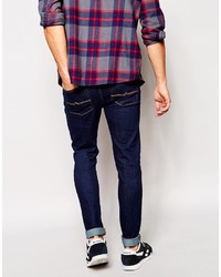 Asos Brand Super Skinny Jeans In Indigo