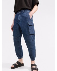 There Was One Cargo Elasticated Ankle Jeans