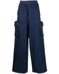 Sunnei Cargo Pocket Wide Leg Jeans