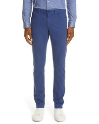 Canali Classic Fit Straight Leg Stretch Jeans