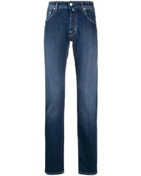 Jacob Cohen Comfort Mid Rise Straight Leg Jeans