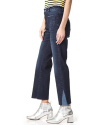 Anine Bing Contrast Insert Jeans