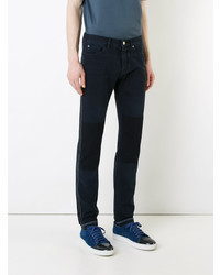 Lanvin Contrast Knee Jeans