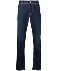 Jacob Cohen Contrast Stitch Straight Leg Jeans