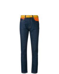 Calvin Klein Jeans Contrasting Waistband Slim Fit Jeans