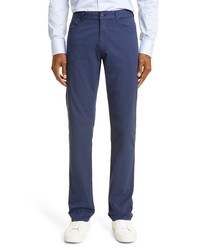Canali Cotton Blend Sport Pants In Bright Blue At Nordstrom
