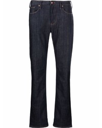 Emporio Armani Cotton Blend Straight Leg Jeans