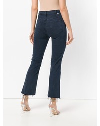Mother Cropped Frayed Jeans