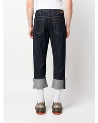 Gucci Cropped Selvedge Straight Leg Jeans