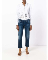 Citizens of Humanity Cropped Straight Leg Jeans