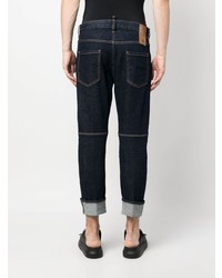 DSQUARED2 Cropped Straight Leg Jeans