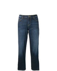 Emporio Armani Cropped Straight Leg Jeans