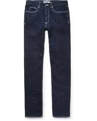 Givenchy Cuban Fit Leather Trimmed Denim Jeans