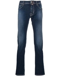 Jacob Cohen Dark Wash Slim Fit Cotton Jeans