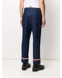 Thom Browne Deconstructed Washed Denim Tailored Trousers