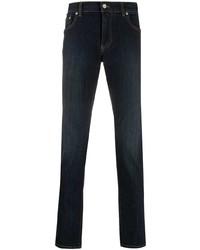 Dolce & Gabbana Dg Crown Embroidered Slim Fit Jeans