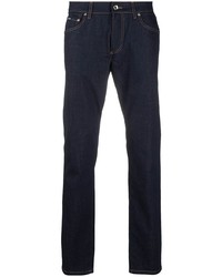 Dolce & Gabbana Dg Embossed Slim Fit Jeans