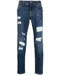 Dolce & Gabbana Distressed Effect Straight Leg Jeans