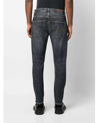 Dondup Distressed Effect Tapered Jeans