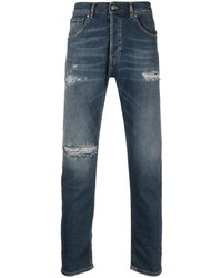 Dondup Distressed Low Rise Slim Fit Jeans