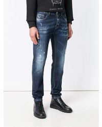 Frankie Morello Distressed Regular Fit Jeans