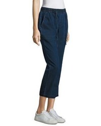 Eileen Fisher Drawstring Ankle Jeans