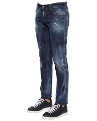 DSQUARED2 18cm Slim Fit Aqua Stretch Denim Jeans