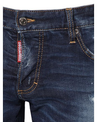 DSQUARED2 18cm Slim Fit Aqua Stretch Denim Jeans